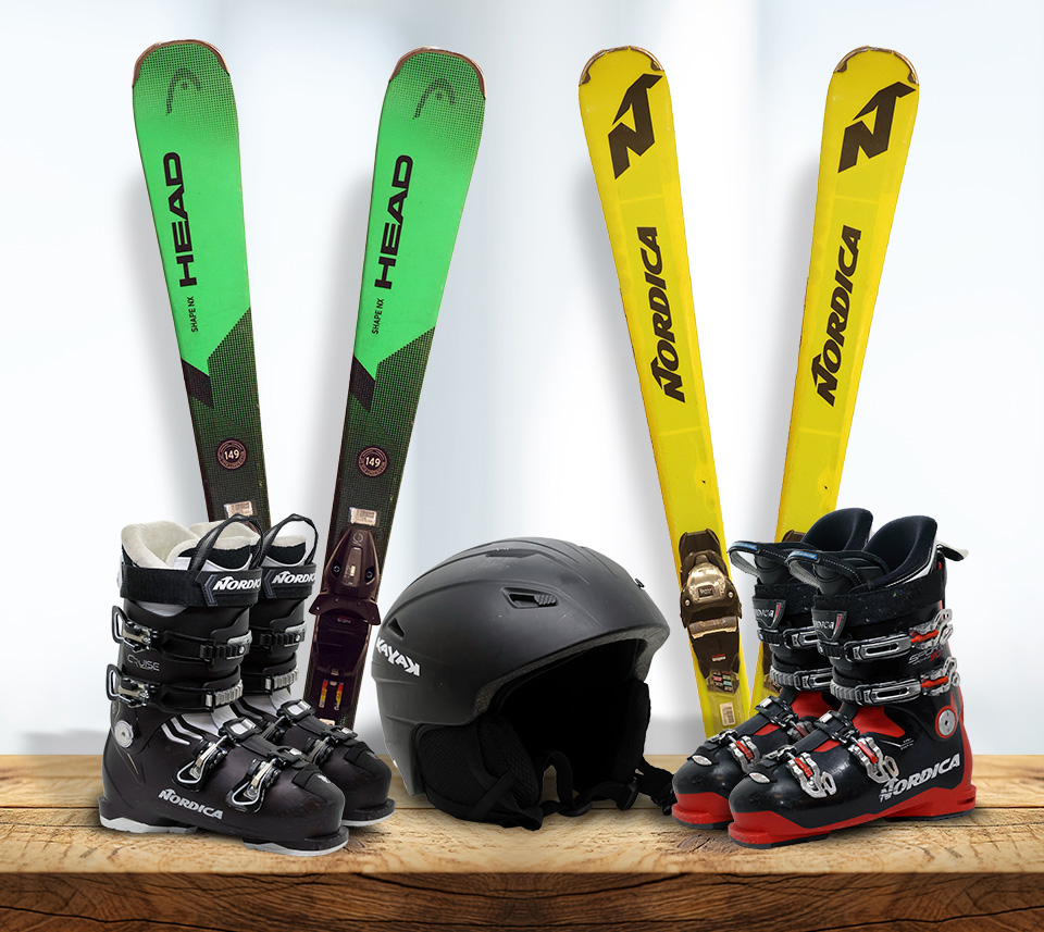 Set noleggio sci adulti