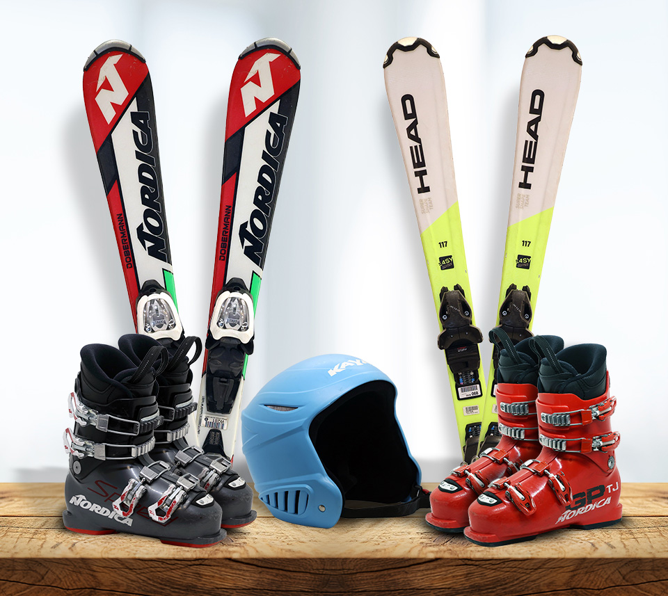 Set noleggio sci bambini